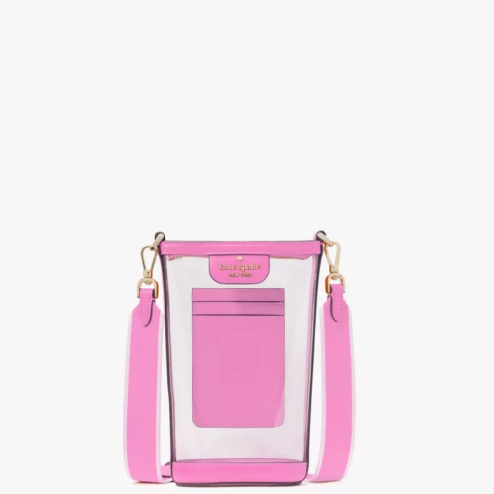 Kate Spade Pink Clare See Through Crossbody Bag BRAND NEW